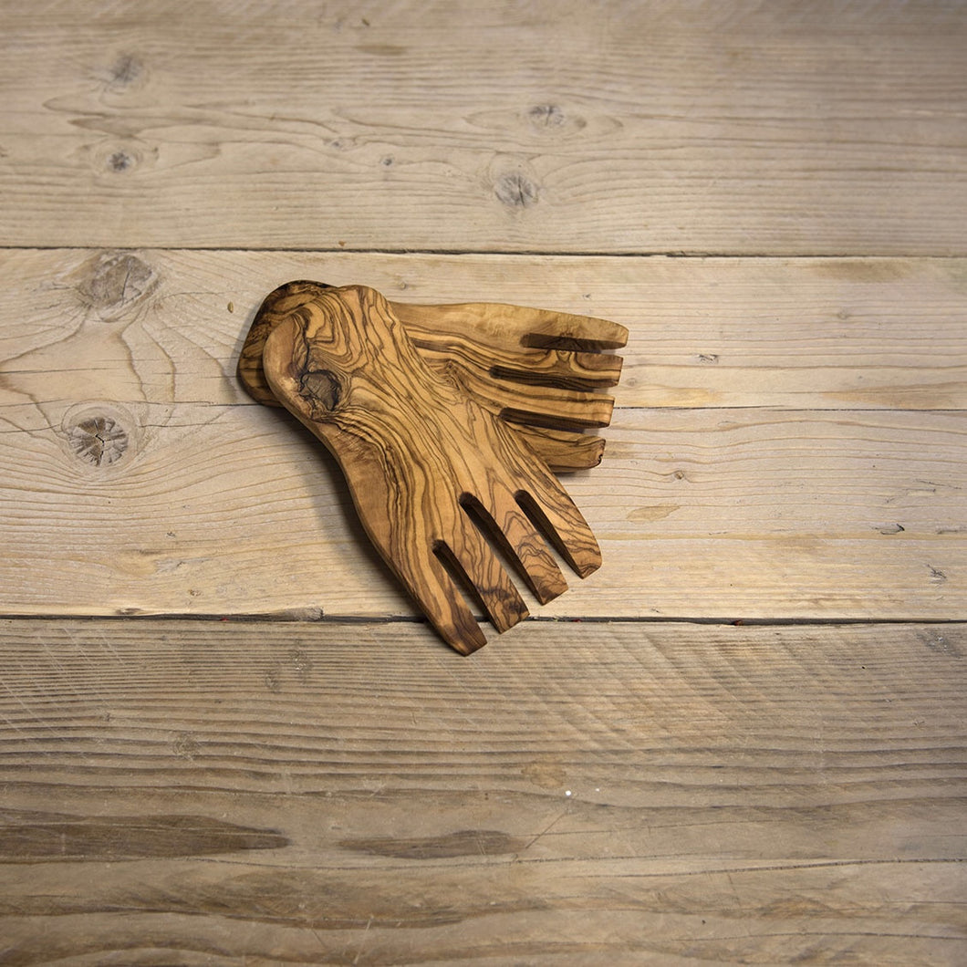 Olive wood salad hands - Be Natural Products