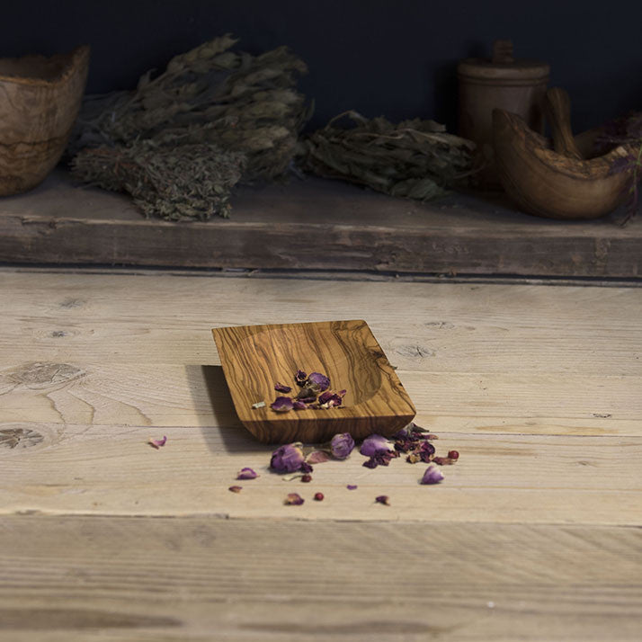 Olive wood soap dish (rectangle) - Be Natural Products